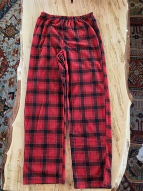Wondershop by Target Elastic Waist Sleep Pant Hiking Black /Red Size S EUC